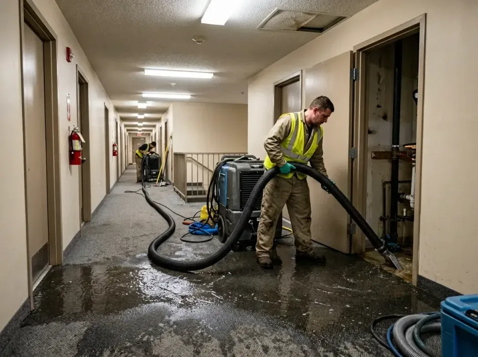 multi-unit-apartment-hallway-f-005 — frequently asked questions, Emergency Burst Pipe Water Extraction & Removal in Seviervi…